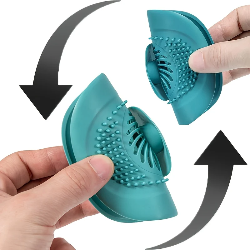 4pcs Ultra Fast Drain Set 4pcs Ultra Fast Silicone Floor Drain Set | Bathroom Accessories, Water Free, Easy Cleaning, with Hairball Catcher, Bath Plug, Sink Filter and Filter - Drain, Tap, Shower, Home and Garden Accessories